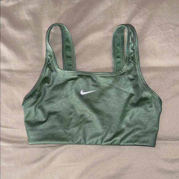 Nike Other - Nike Women's Green Sports Bra Satin Finish